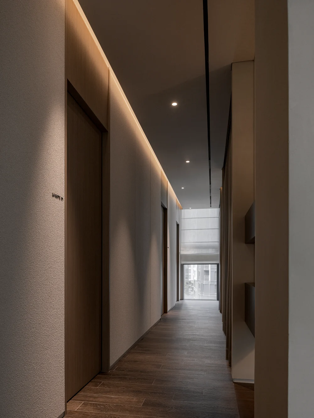 Private room corridor