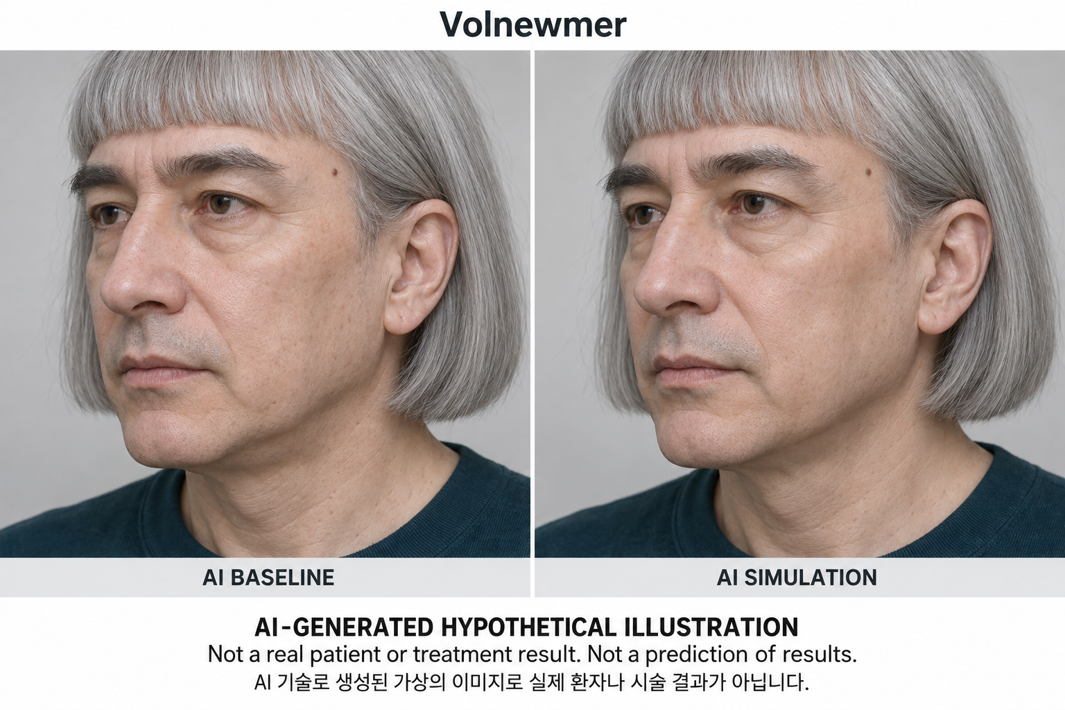 ภาพสมมติจาก AI ไม่ใช่ผู้ป่วยจริง ผลการรักษา หรือการคาดการณ์ — Volnewmer